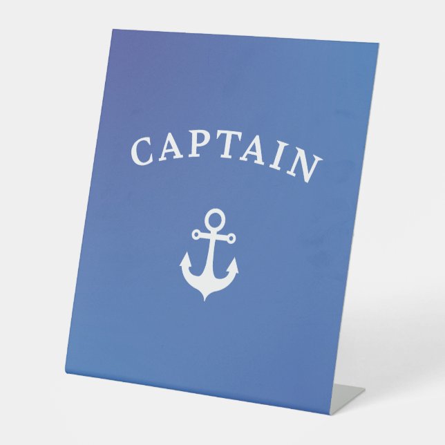 Signe De Table Capitaine (Recto)