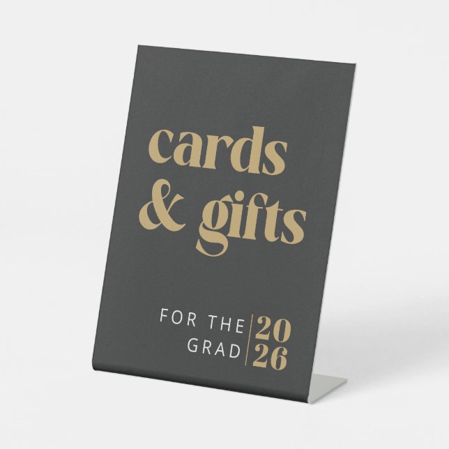 Signe De Table Cards & Gifts Graduation Party (Recto)