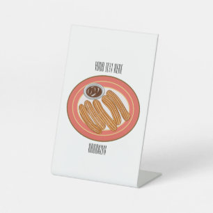 Signe De Table Caricature de Churro