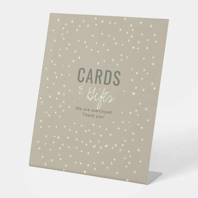 Signe De Table Cartes Cadeaux Aventure Attend Des Étoiles Taupe N (Recto)