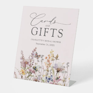 Signe De Table Cartes & Cadeaux Fleur des Champs Rose pour Enterr