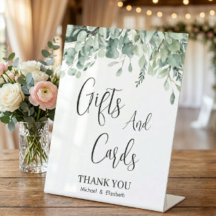 Signe De Table Cartes de mariage et cadeaux à la verdure d'eucaly