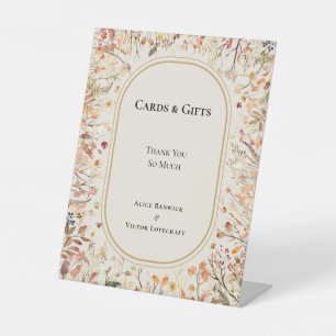 Signe De Table Cartes de mariage et cadeaux vintage rustique beig