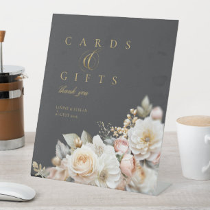 Signe De Table Cartes de mariage Floral Drama Cadeaux Cartes de c