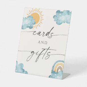 Signe De Table Cartes et Cadeaux Baby Shower Soleil 