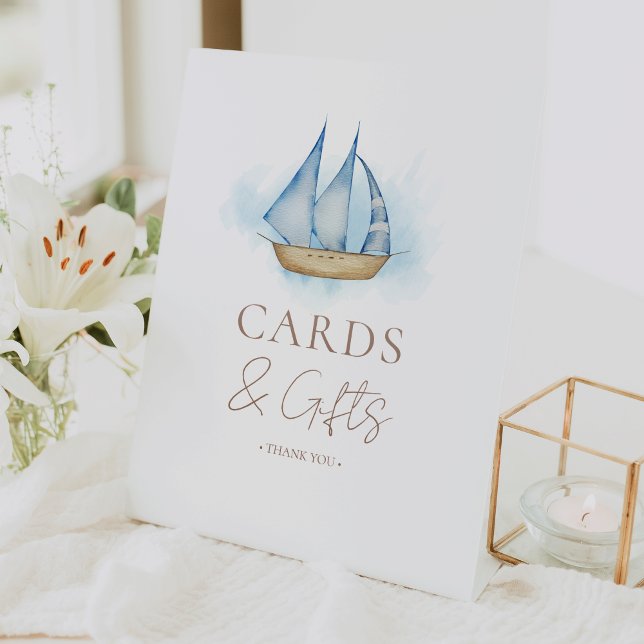 Signe De Table Cartes Et Cadeaux Baby showers Nautiques (Créateur téléchargé)