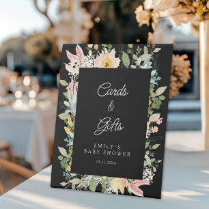 Signe De Table Cartes et cadeaux ! Charme de jardin fleur sauvage