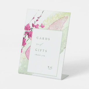 Signe De Table Cartes et cadeaux de mariage fleurs sauvages Fuchs