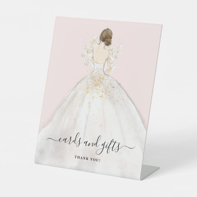 Signe De Table Cartes et cadeaux de mariée Magnolia Pedes de Fête (Recto)