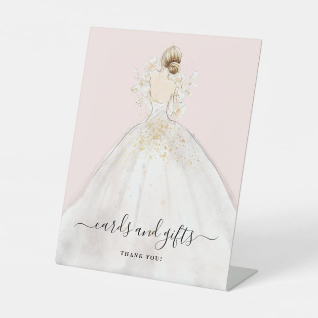 Signe De Table Cartes et cadeaux de mariée Magnolia Pedes de Fête (Recto)