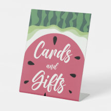Cartes et cadeaux de pastèque Baby shower d'été