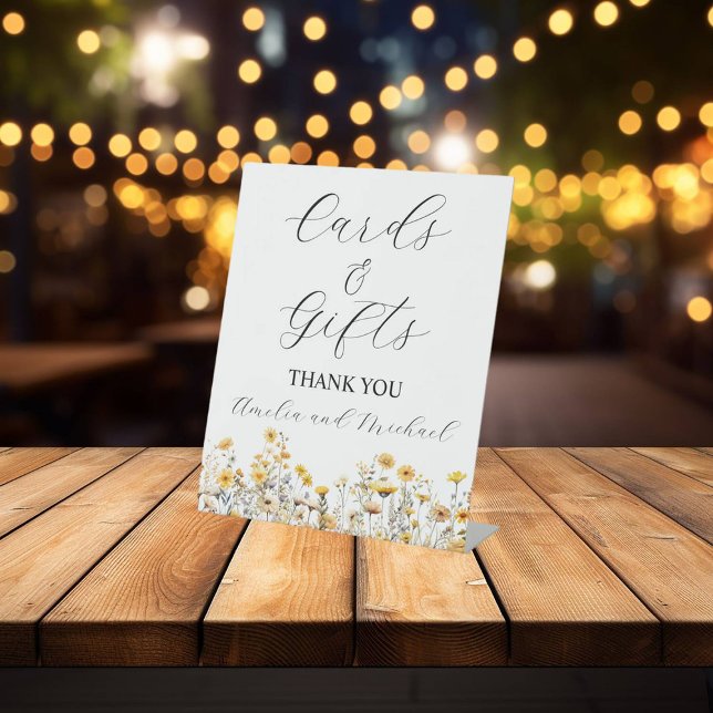 Signe De Table Cartes et cadeaux de signature blanc (Créateur téléchargé)