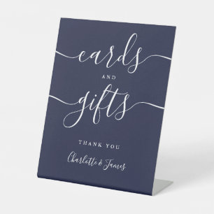 Signe De Table Cartes et cadeaux de signature de style moderne en