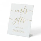Cartes et cadeaux de signature en or moderne