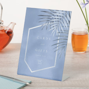 Signe De Table Cartes et cadeaux Feuille de palme luxuriante Wind