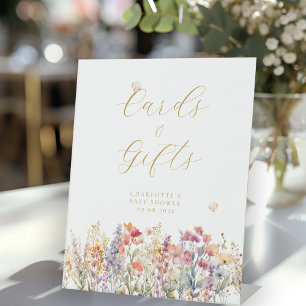 Signe De Table Cartes et cadeaux ! Fleur sauvage