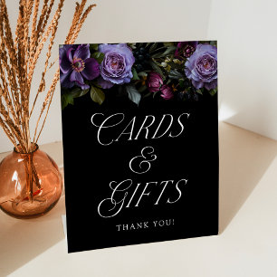 Signe De Table Cartes et Cadeaux Floraux Gothiques et Lunatiques