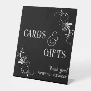 Signe De Table Cartes et cadeaux Gothique Whimsigoth Mariage