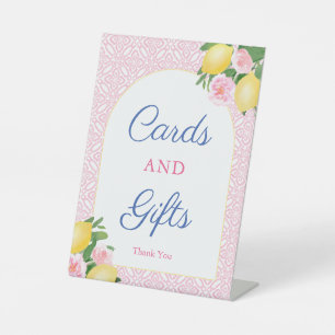 Signe De Table Cartes Et Cadeaux Jolies Citrons Roses Mariage Fêt