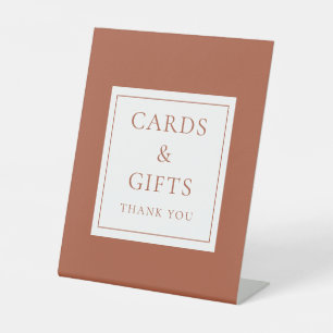 Signe De Table Cartes et cadeaux modernes classiques en terre cui