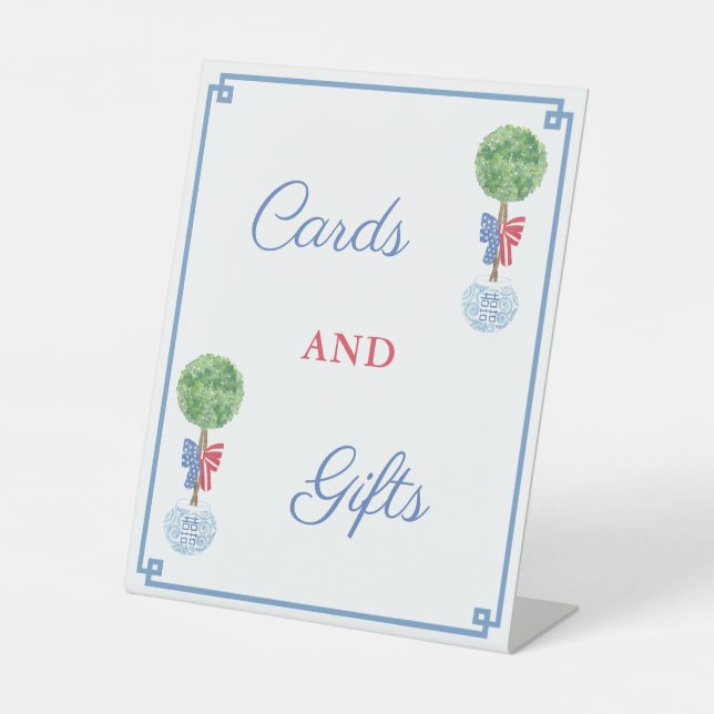 Signe De Table Cartes Et Cadeaux Patriotiques En Boxwood Intellig (Recto)