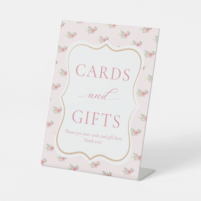 Signe De Table Cartes et cadeaux pour la fête du thé (Recto)