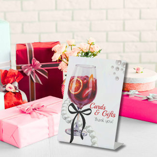 Signe De Table Cartes et cadeaux Sangria & Sass