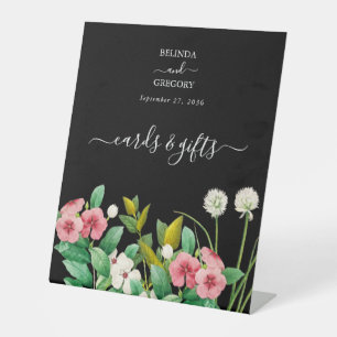 Signe De Table Cartes Périwinkle fleur sauvage Cadeaux Mariage no