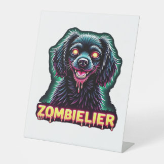 Signe De Table Cavalier King Charles Spaniel CKCS Zombie Dog Hall
