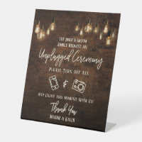Cérémonie de mariage Industriel Brique Edison sans
