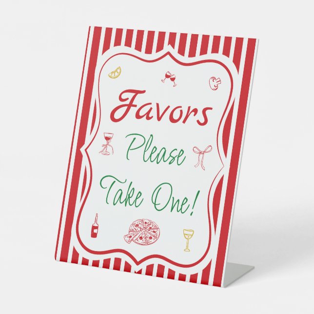 Signe De Table C'Est Plus De Faveurs De Fête des mariées (Recto)