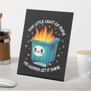 Signe De Table Cette petite lumière qui est en moi, je vais la la