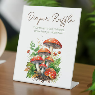 Signe De Table Champignons de la forêt sauvage baby shower tombol