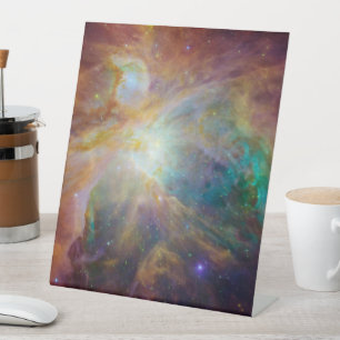 Signe De Table Chaos au cœur du composite Spitzer Hubble d'Orion