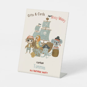 Signe De Table Chasseurs de trésors Pirate Cadeau d'anniversaire
