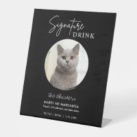 Chat Mariage Signature Boissons Cocktail Bar Pedes