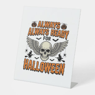 Signe De Table Chemise crâne Halloween Gravure vintage Citation d