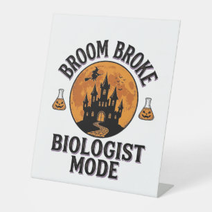 Signe De Table Chemise de biologiste Halloween Vintage Science Sq