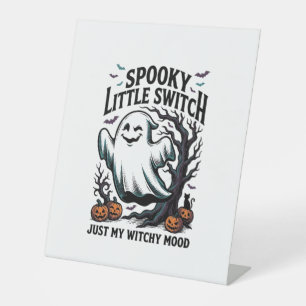 Signe De Table Chemise de sorcière Halloween Design d'humour de f