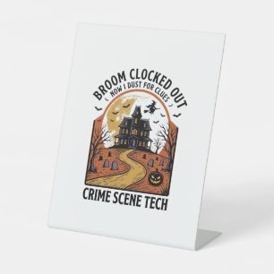 Signe De Table Chemise Technicien de Scène de Crime Drôle Hallowe