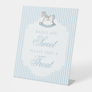 Signe De Table Cheval à roche bébés un baby shower doux régal