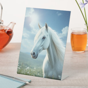 Signe De Table Cheval Blanc