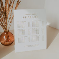 Chic Gold Typographie Business Services Tarificati
