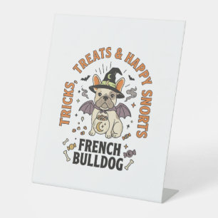Signe De Table Chien Trickster Halloween Bouledogue Français