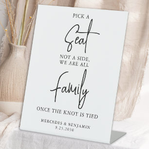Signe De Table Choisir Un Siège Non Pas Un Côté Mariage Personnal