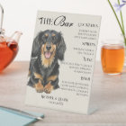 CHOISISSEZ VOTRE PROPRE Menu de bar pour mariage o