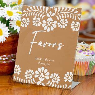 Signe De Table Cielito lindo baby shower en terre cuite faveurs d