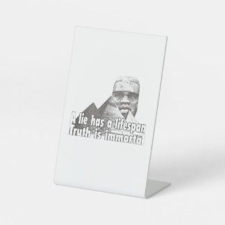 Signe De Table citation de grandeur afrocentrique