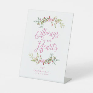 Signe De Table Citation Motivationnelle Florale de la table commé