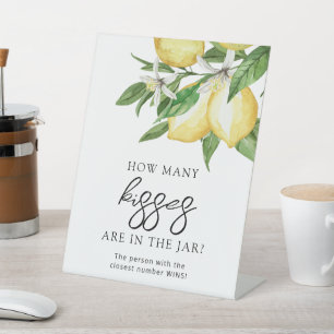 Signe De Table Citron Vert Combien De Baisers Sont Dans Le Jar